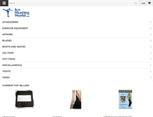 Tablet Screenshot of iceskatingproshop.com